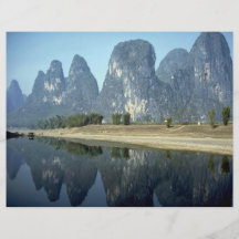 Río de Lijang, China Tarjetas Publicitarias