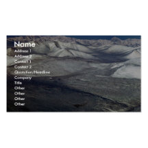 Río de Noatak - visión aérea Plantillas De Tarjeta De Negocio