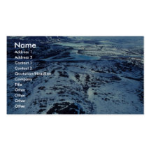 Río de Noatak - visión aérea Tarjetas Personales