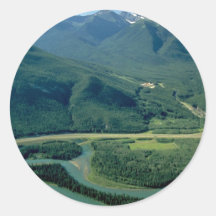 Río del arco, carretera del transporte Canadá, Exs Etiquetas