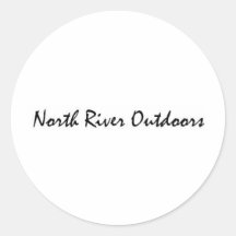 río del norte al aire libre pegatinas  