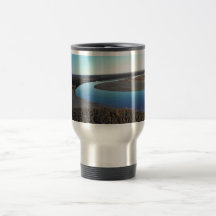 Río del puerco espín taza de café