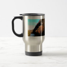 Río del remache taza de café