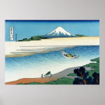 Río en la provincia de Musashi, Hokusai de Tama Impresiones