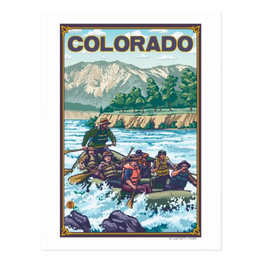 Río RaftingColorado Postales