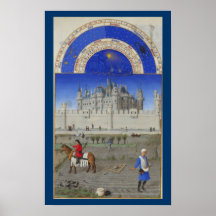 Riquezas Heures - octubre de Très Poster