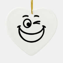 Risa sonriente ornamento para arbol de navidad