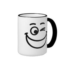 Risa sonriente taza