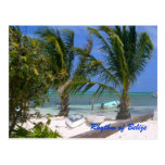 Ritmo de la postal de la playa de Belice