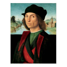 ritratto di uomo de Raffaello Sanzio DA Urbino Tarjetas Postales