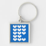 Riyah-Li diseña corazones Llavero Personalizado