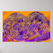Rizos de Psychadelic Poster