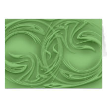 Rizos sobre verde tarjetón