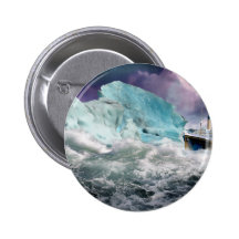 RMS titánico y pintura del iceberg