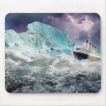 RMS titánico y pintura del iceberg Tapetes De Raton