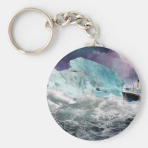 RMS titánico y pintura del iceberg Llaveros
