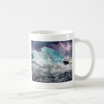 RMS titánico y pintura del iceberg Taza