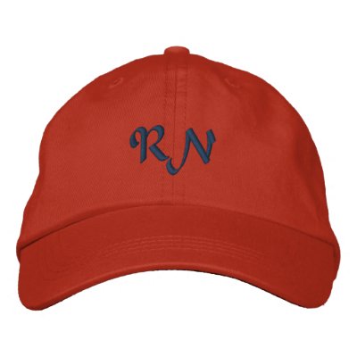 RN: Enfermera registradoa Gorra De Beisbol Bordada