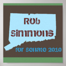 Rob Simmons para el poster del senado