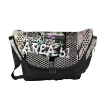 Robado del área 51 - la bolsa de mensajero bolsa de mensajería