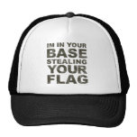 Robando su bandera - FPS, juego, videojugador, vid Gorros Bordados