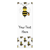 RobBee manosea la señal de la abeja Tarjeta De Visita