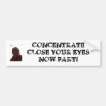 ROBERT_DES_white, CONCENTRATECLOSE SU EYESNOW… Pegatina De Parachoque