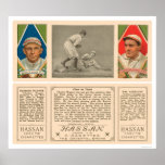 Robo del tercer béisbol 1912 de Red Sox Posters
