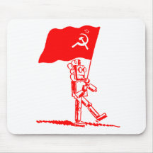 Robot comunista alfombrillas de ratón
