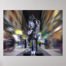 Robot de la calle impresiones