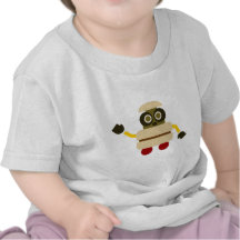 Robot de la hamburguesa y de la salmuera camisetas