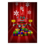 Robot de las Felices Navidad Felicitacion