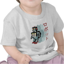Robot japonés 2 camisetas