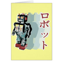 Robot japonés 2 tarjeton
