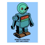 Robot no incluido teledirigido tarjetas postales