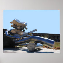 Robot y su banjo posters