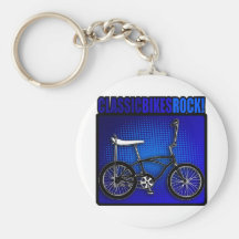 ¡Roca clásica de las bicis! Llavero