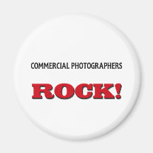 Roca comercial de los fotógrafos imán para frigorífico