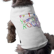 ¡Roca de 1 año! Camisa De Perrito