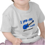 ¡roca de 1 año! El 1r cumpleaños del bebé personal Camisetas