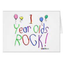 ¡Roca de 1 año! Felicitacion
