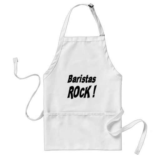 ¡Roca de Baristas! Delantal
