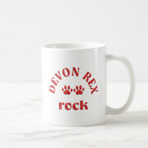 Roca de Devon Rex Tazas De Café