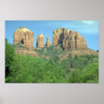 Roca de la catedral cerca de Sedona, Arizona Posters