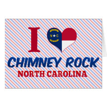 Roca de la chimenea, Carolina del Norte Felicitación