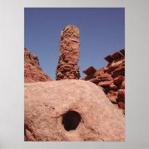 Roca de la chimenea posters