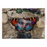 Roca de la mariposa tarjeta