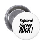 ¡Roca de las enfermeras registradoas! Botón Pins