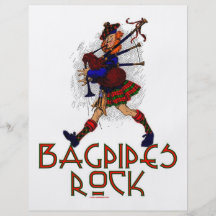 ¡Roca de las gaitas! Flyer Personalizado