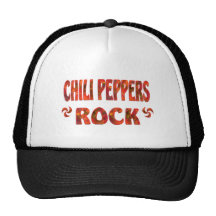 ROCA DE LAS PIMIENTAS DE CHILE GORRAS DE CAMIONERO